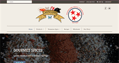 Desktop Screenshot of lagniappespice.com